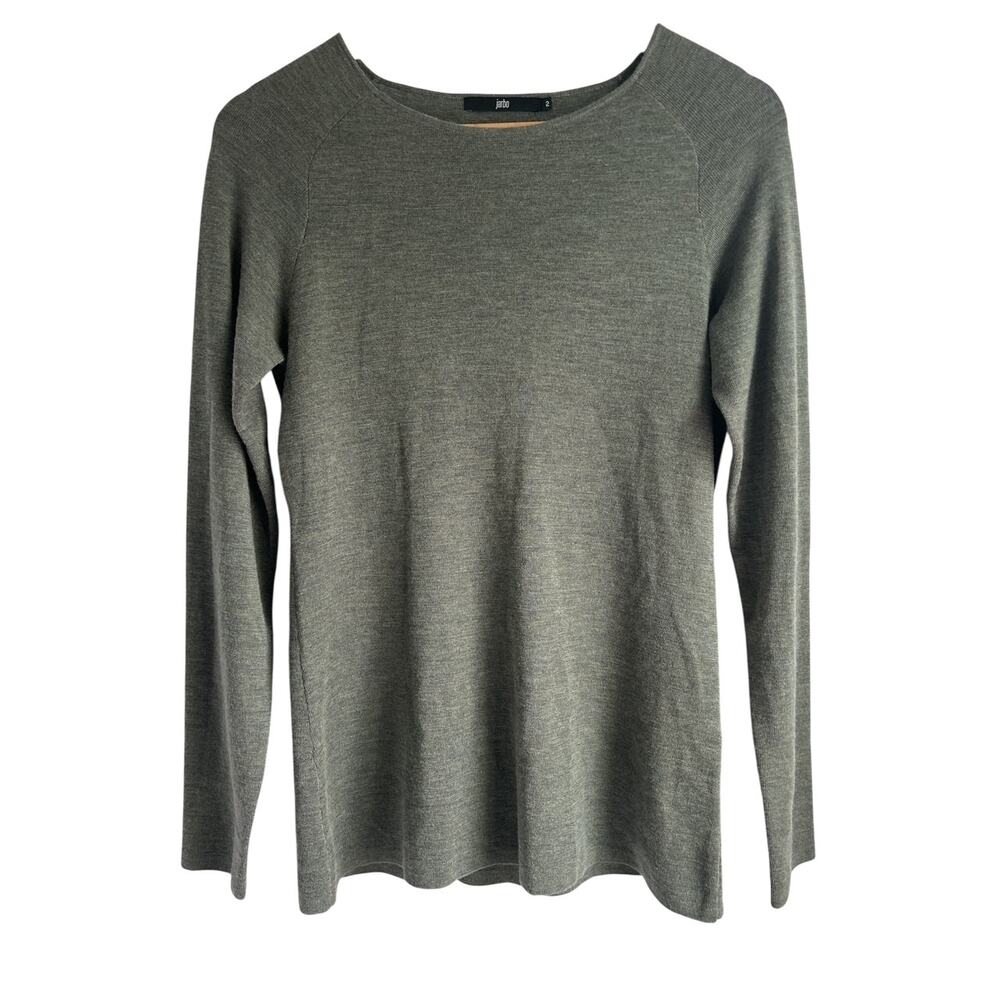 Jarbo Small Luxury Fine Merino Wool Crew Neck Light Weight Sweater‎ Base Layer
